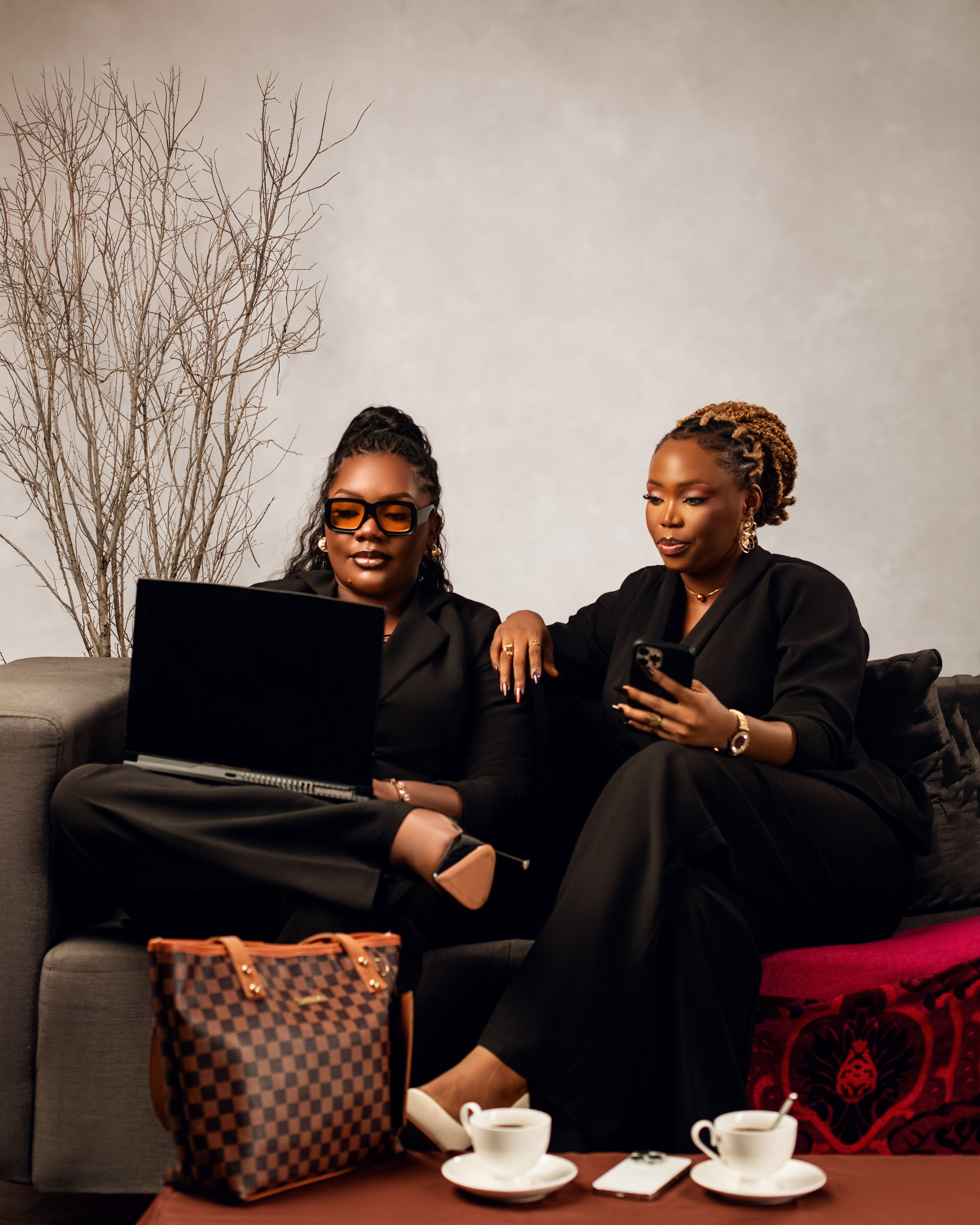 Favour and Jessica in conversation