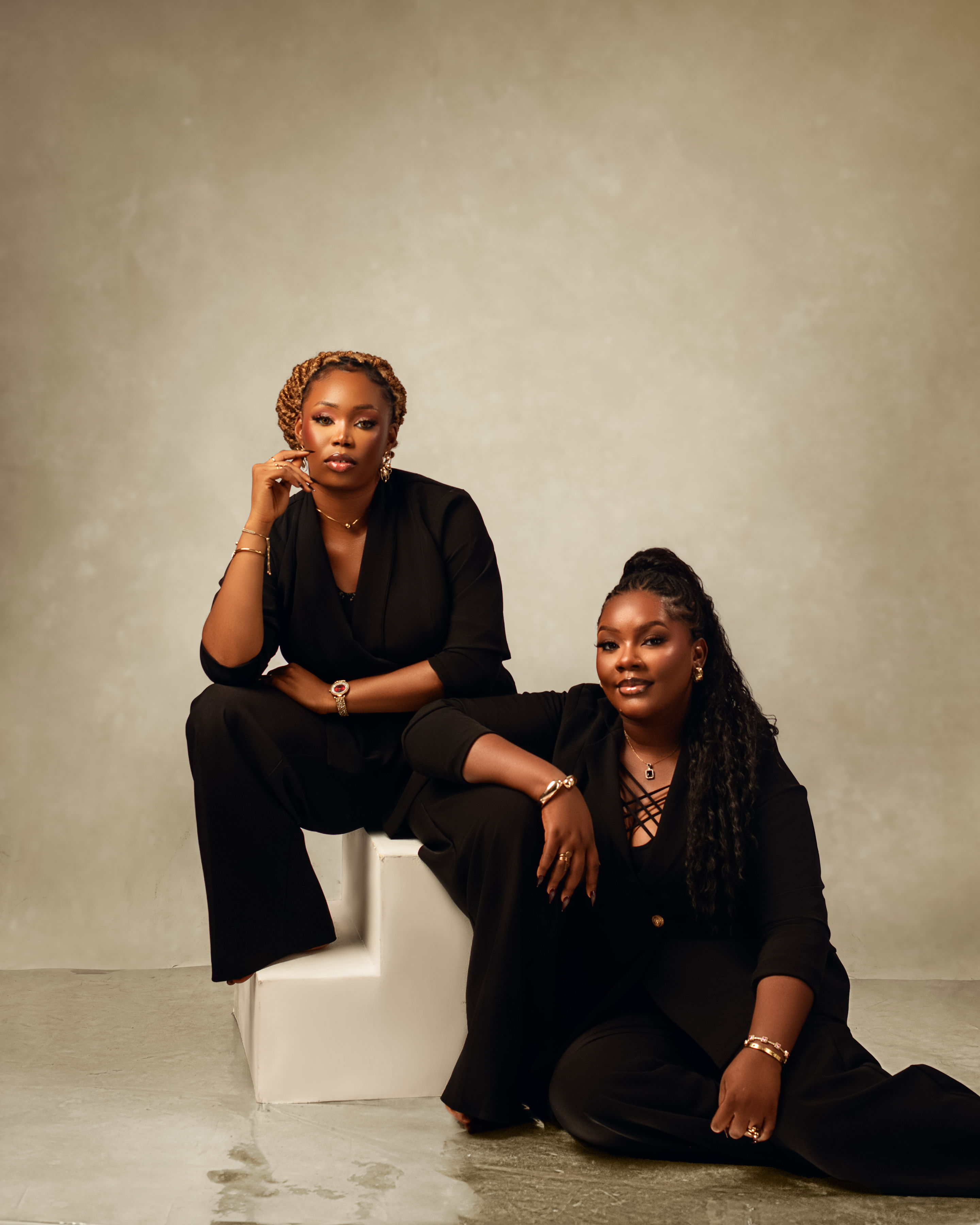 Favour and Jessica — hosts of Laptop & Latte
